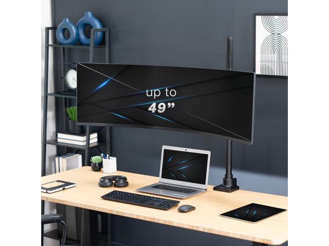 VIVO Single Ultrawide Monitor Extra Tall Desk Mount for Computer Screens to 49'