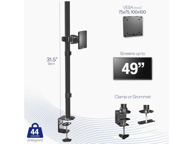 VIVO Single Ultrawide Monitor Tall Desk Mount, Fits Computer Screens up to 49'
