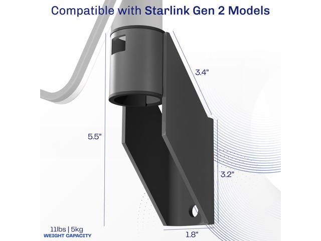 VIVO Low Profile Wall Mount Designed for Starlink Gen2 Internet Satellite Dish