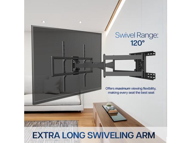 VIVO Heavy Duty Full Motion 60' to 120' Large Screen TV Wall Mount with Long Arm