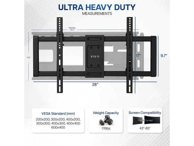 VIVO Heavy Duty Full Motion 43' to 85' TV Wall Mount