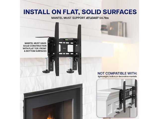 VIVO Heavy Duty 32' to 50' Clamp-on Mantel TV Mount