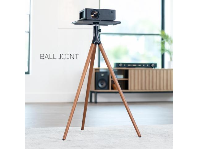VIVO Dark Walnut Easel Studio Projector Stand