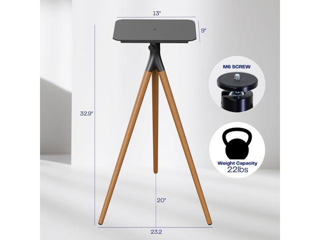 VIVO Dark Walnut Easel Studio Projector Stand