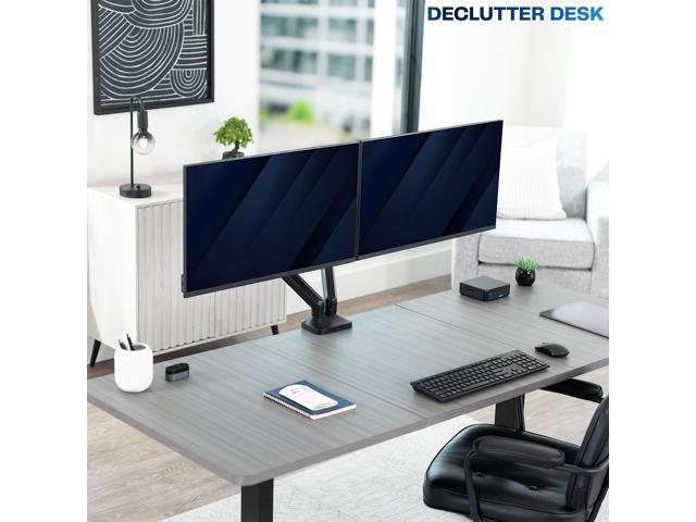 VIVO Pneumatic Arm Dual Ultrawide Monitor Desk Mount, Fits up to 35' Screens