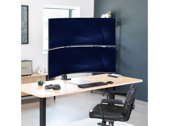 VIVO Dual Ultrawide Monitor Extra Tall Desk Mount for Computer Screens to 49'
