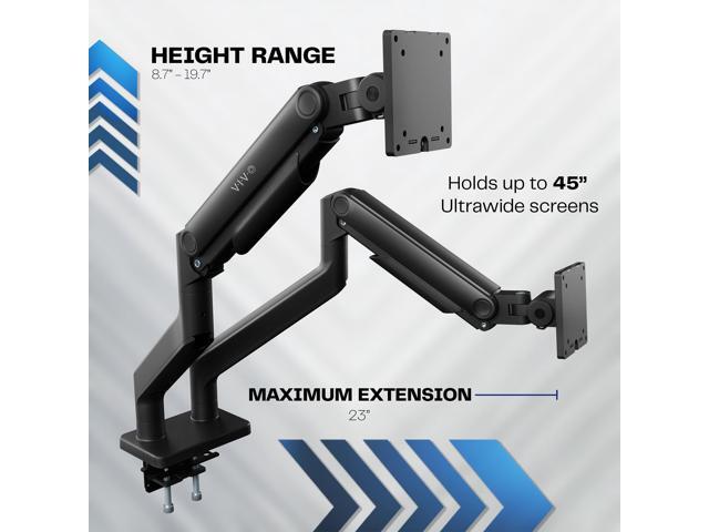 VIVO Tension Spring Dual Ultra Wide Monitor Mount, Up to 45' Computer Screens