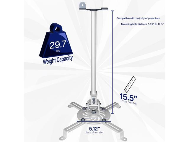VIVO Metal Drop Ceiling Projector Mount with Scissor Clamp