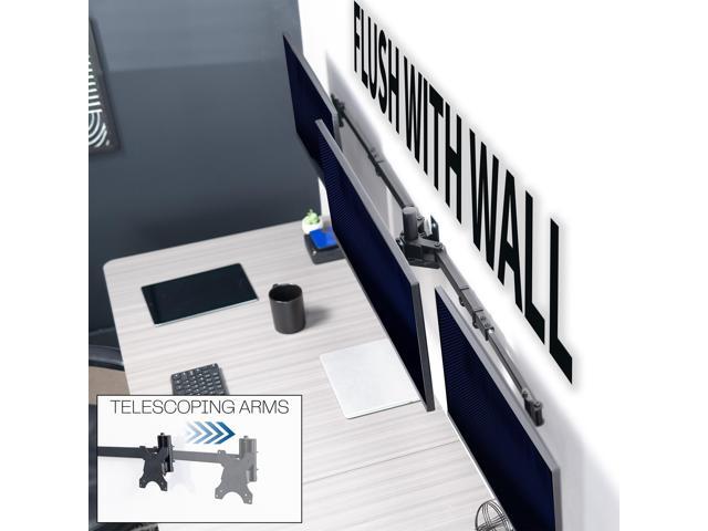 VIVO Premium Telescoping Triple Monitor Wall Mount for 3 Screens up to 22 lbs