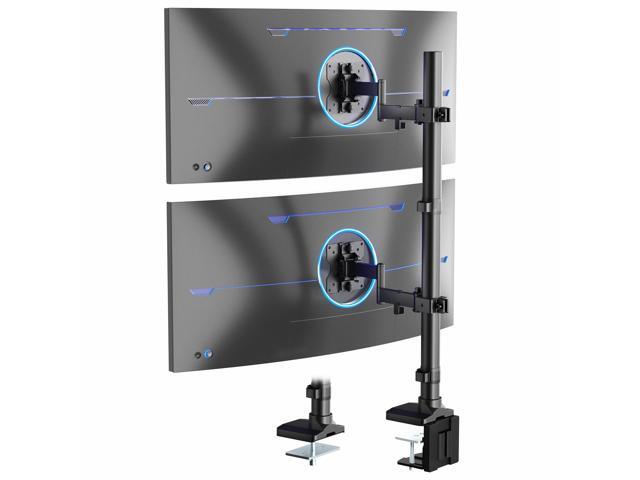VIVO Ultra Wide Dual Monitor Mount, Tall Stand, Fits up to 43' Computer Screens