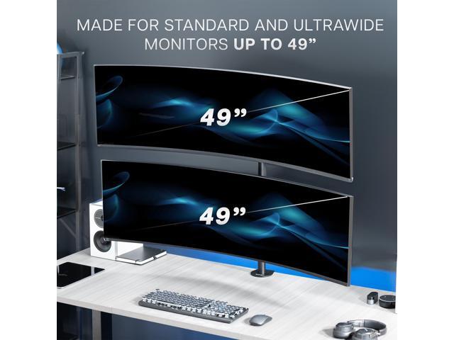VIVO Dual Ultrawide Monitor Desk Mount, Stand for 2 Computer Screens up to 49'