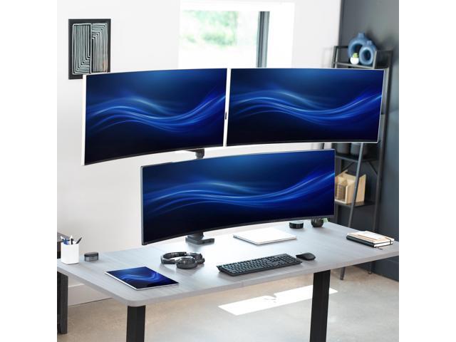 VIVO Pneumatic Triple Ultrawide Computer Monitor Desk Mount for Screens upto 49'