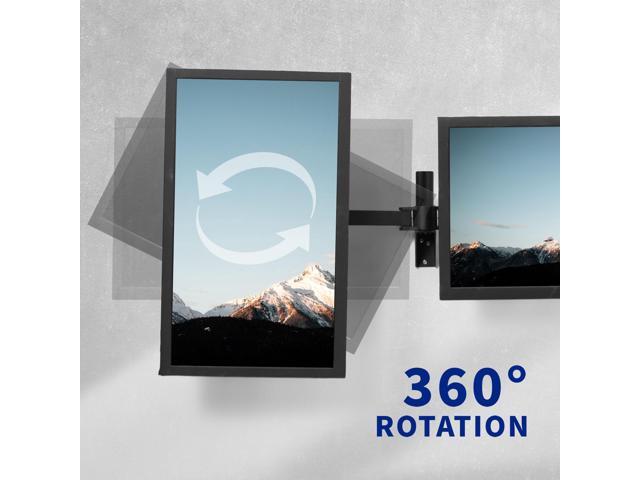 VIVO Steel Telescoping Flush Wall Mount for Dual 21' to 32' Monitors