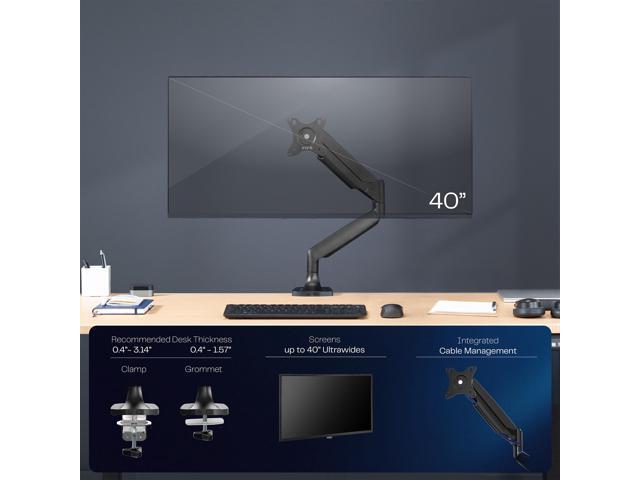 VIVO Single Ultrawide 40' Computer Monitor Desk Mount with Pneumatic Spring Arm