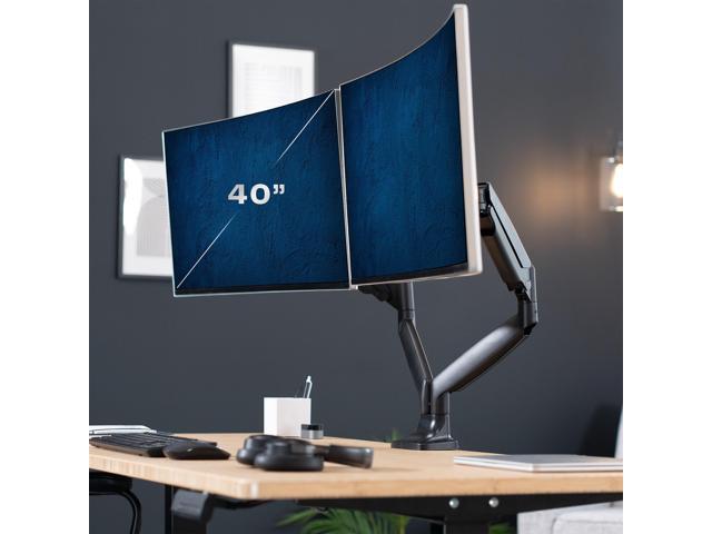 VIVO Dual Ultrawide 40' Computer Monitor Desk Mount with Pneumatic Spring Arms