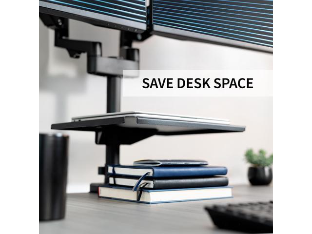 VIVO Clamp-on 14' x 10' Utility Shelf Pole Mount, Fits TV Carts, Stands, & More