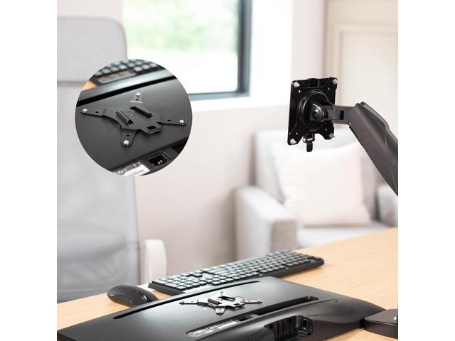 VIVO Black Adapter VESA Bracket Kit and Wall Mount for Monitor, Stand Attachment
