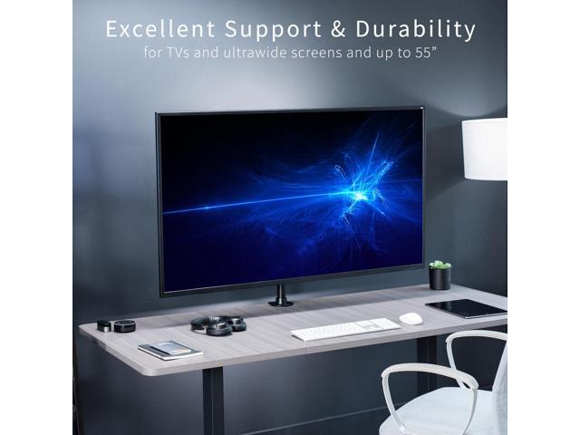 VIVO Ultra Wide Screen TV Desk Mount up to 55' Full Motion Television Stand