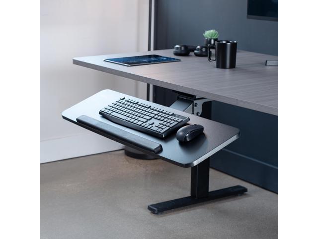 VIVO Adjustable 34' Computer Keyboard & Mouse Platform Tray Under Desk Mount