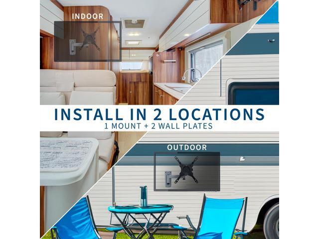 VIVO Quick Release RV TV Wall Mount for 13' - 43' Screens, Lockable Bracket