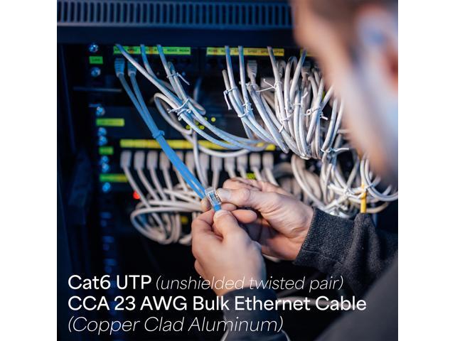 VIVO Blue 500ft bulk Cat6 Ethernet Cable / Wire UTP Pull Box 500 ft Cat-6 LAN