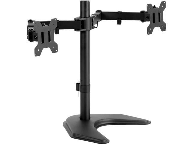 VIVO Black Dual Monitor Articulating Desk Stand Mount, Fits Up to 27' Screens