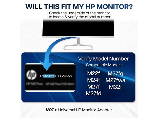 VIVO VESA Quick Attach Adapter Designed for Compatible HP M-Series Monitors