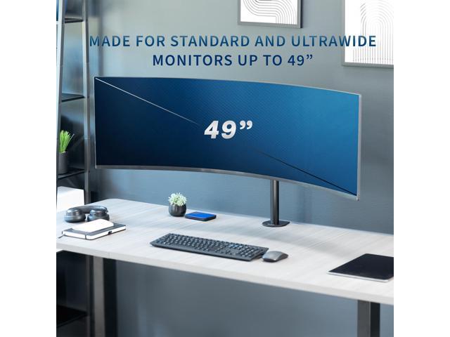 VIVO Single Ultrawide Monitor Desk Mount, Adjustable Stand for Screens up to 49'