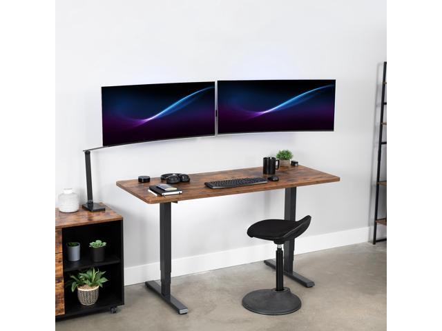 VIVO Steel Telescoping Flush Wall Mount for Dual 27' to 38' Ultra Wide Monitors