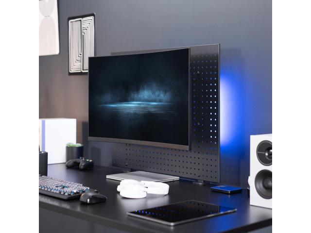 VIVO Single Monitor Pegboard Panel Mount, Fits up to 32' Screens