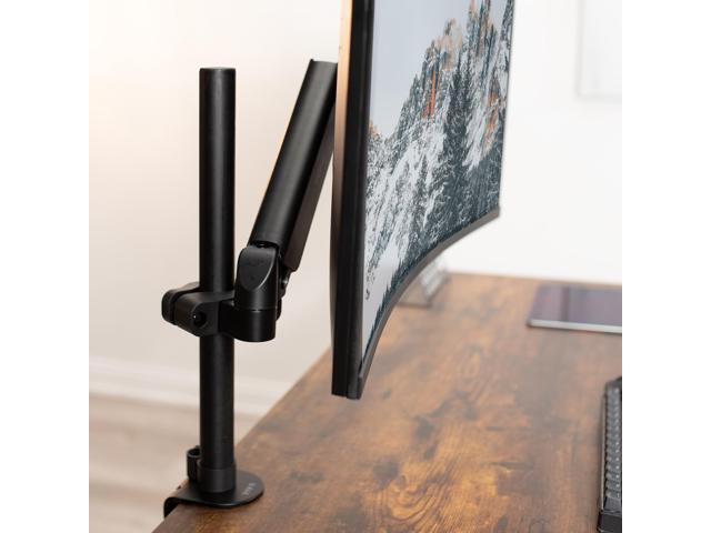 VIVO Steel Universal Pole Mount Pneumatic Monitor Arm, Fits 17' to 32' Screens