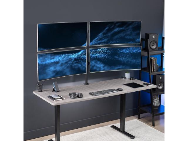 VIVO Telescoping Quad Ultra Wide 27' to 38' Monitor Heavy Duty Desk Mount Stand