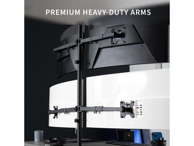 VIVO Telescoping Quad Ultra Wide 27' to 38' Monitor Heavy Duty Desk Mount Stand