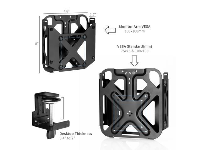 VIVO Behind Monitor VESA Mount Designed for Mac Mini CPU, 2010-2023 Models