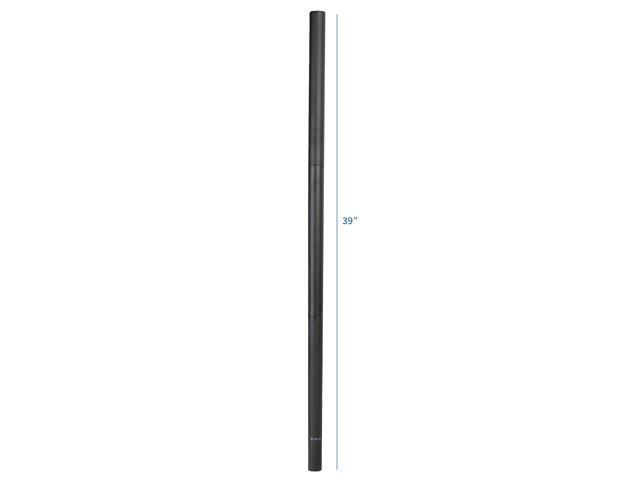 VIVO Black Steel Extra Tall 3 Section Monitor Stand Pole 39'