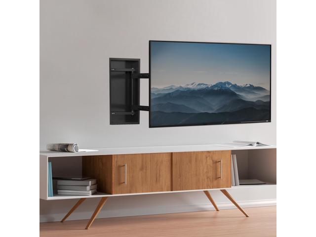 VIVO Recessed In-Wall TV Mount for up to 75' LED LCD Screens, Ultra Low Profile