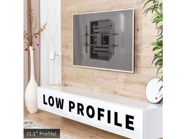 VIVO Recessed In-Wall TV Mount for up to 75' LED LCD Screens, Ultra Low Profile