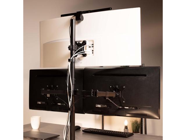VIVO Triple Monitor Desk Mount Stand, Heavy Duty, 3 Computer Screens up to 30'