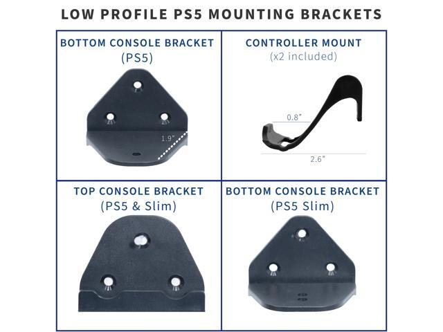 VIVO Wall and Under Desk Mount Designed for PS5 & PS5 Slim Console