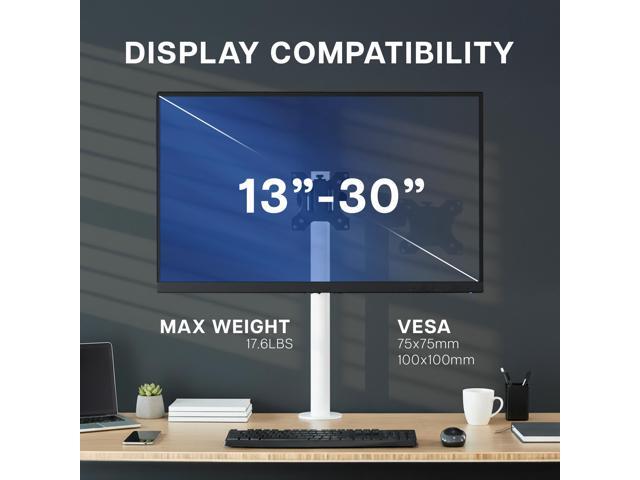 VIVO Steel Universal Bracket Pole Mount VESA Plate Fits 13' to 30' Screens