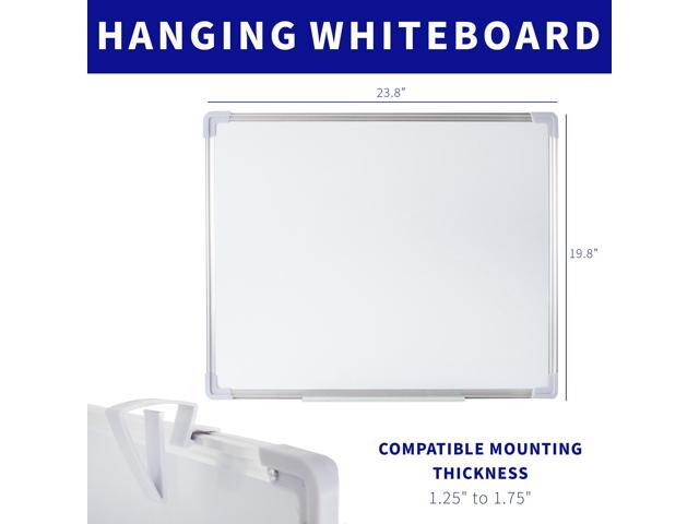 VIVO Hanging Dry Erase Board, 24' x 20' Hook-on Door, Cubicle Whiteboard