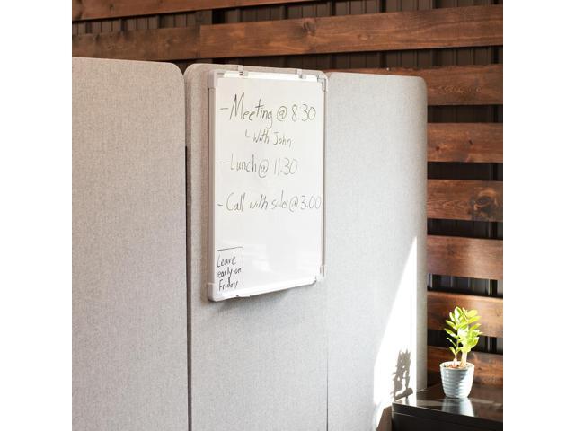 VIVO Hanging Dry Erase Board, 24' x 20' Hook-on Door, Cubicle Whiteboard