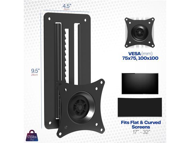 VIVO Height Adjustable 17' to 32' VESA Monitor Wall Mount Bracket for 1 Screen