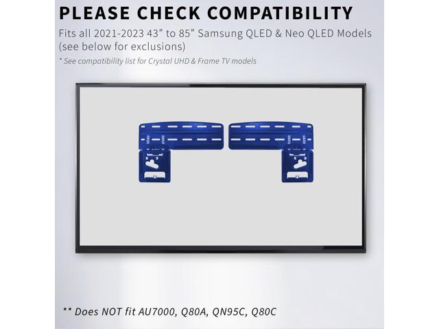 VIVO Micro Gap TV Wall Mount Designed for 43' to 85 2021-2023 Samsung TVs
