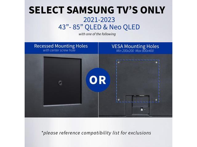 VIVO Micro Gap TV Wall Mount Designed for 43' to 85 2021-2023 Samsung TVs