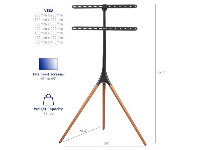 VIVO Artistic Easel 45' to 65' Screen Studio TV Tripod Adjustable Floor Stand