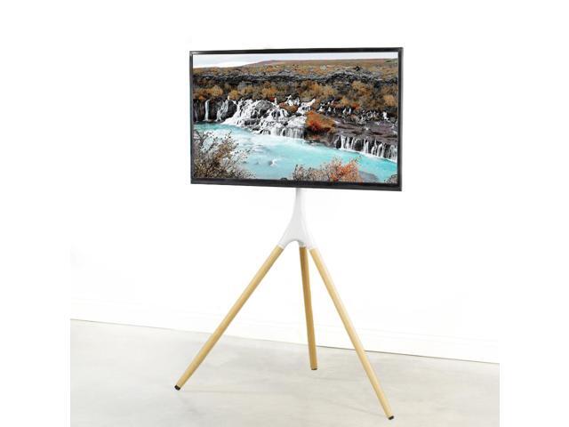 VIVO White Artistic Easel 45' to 65' Screen TV Tripod Adjustable Floor Stand