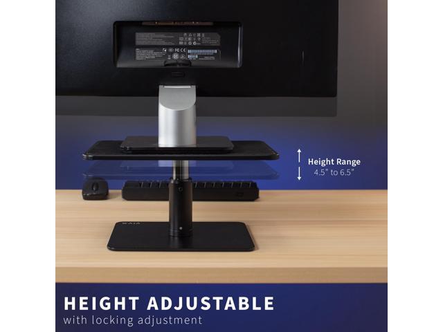 VIVO Universal Height Adjustable Ergonomic Computer Monitor & Laptop Riser Stand