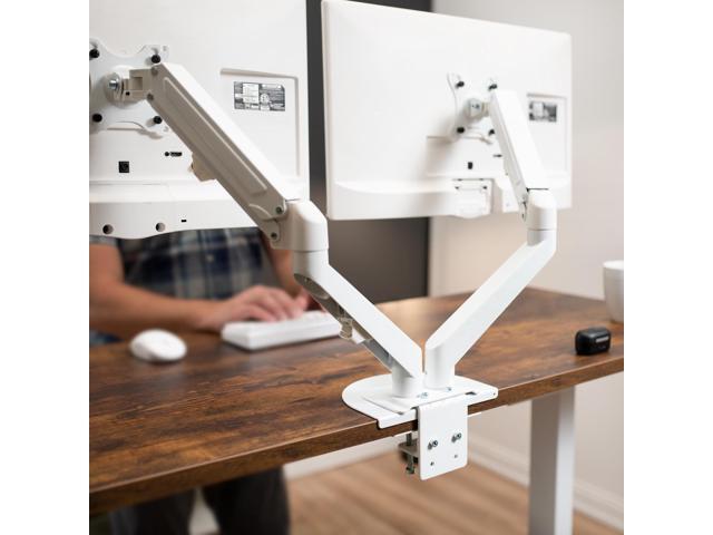 VIVO White Steel Reinforcement Bracket Mount Plate for C-clamp Installations