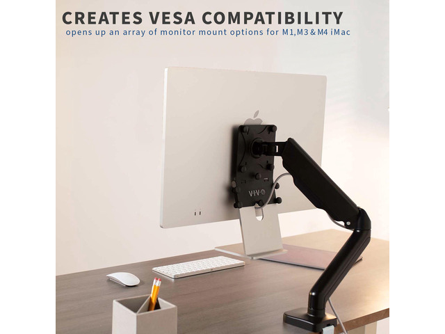 VIVO VESA Adapter Plate Bracket Designed for 24' M1 and M3 iMac Series Monitors
